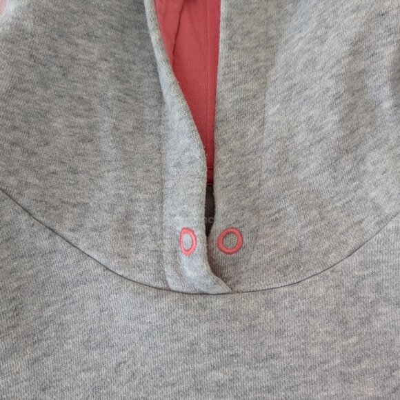 BENCH Girl's Grey & Pink Hoodie XL (14-16) - Picture 5 of 7